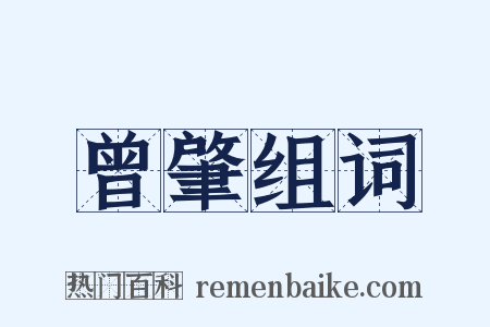 曾肇组词是什么意思的图片
